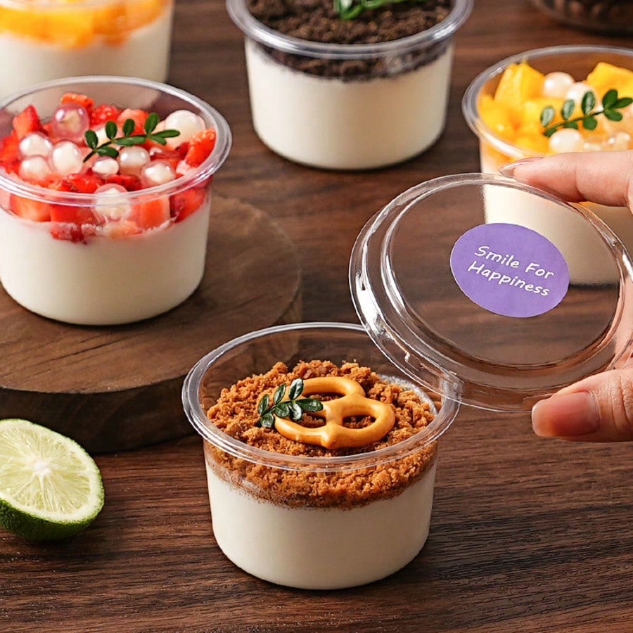 ถ้วยพลาสติกใส่น้ำพุดดิ้งแบบใช้ - Sauce Dipping Cup บทวิจารณ์และราคา