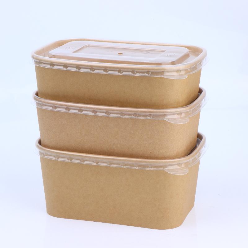 10 ชิ้น กล่องอาหารกระดาษคราฟท์ - Meal Prep Bowl บทวิจารณ์และราคา