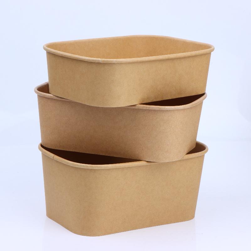 10 ชิ้น กล่องอาหารกระดาษคราฟท์ - Meal Prep Bowl บทวิจารณ์และราคา