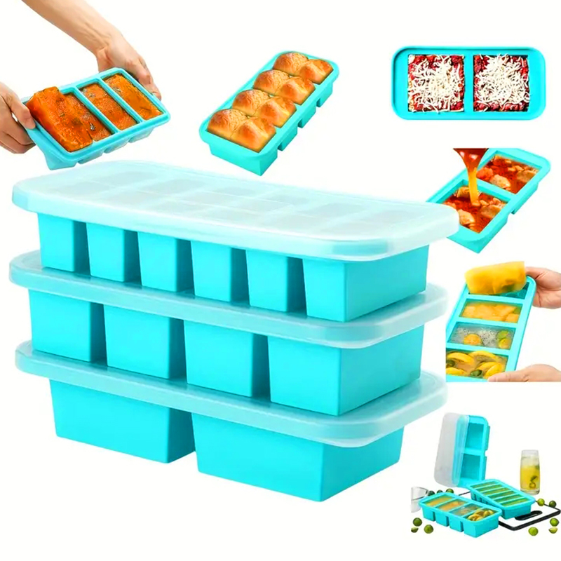 แม่พิมพ์ซิลิโคนสำหรับแช่แข็งแบ - Meal Prep Or Prep Meal บทวิจารณ์และราคา