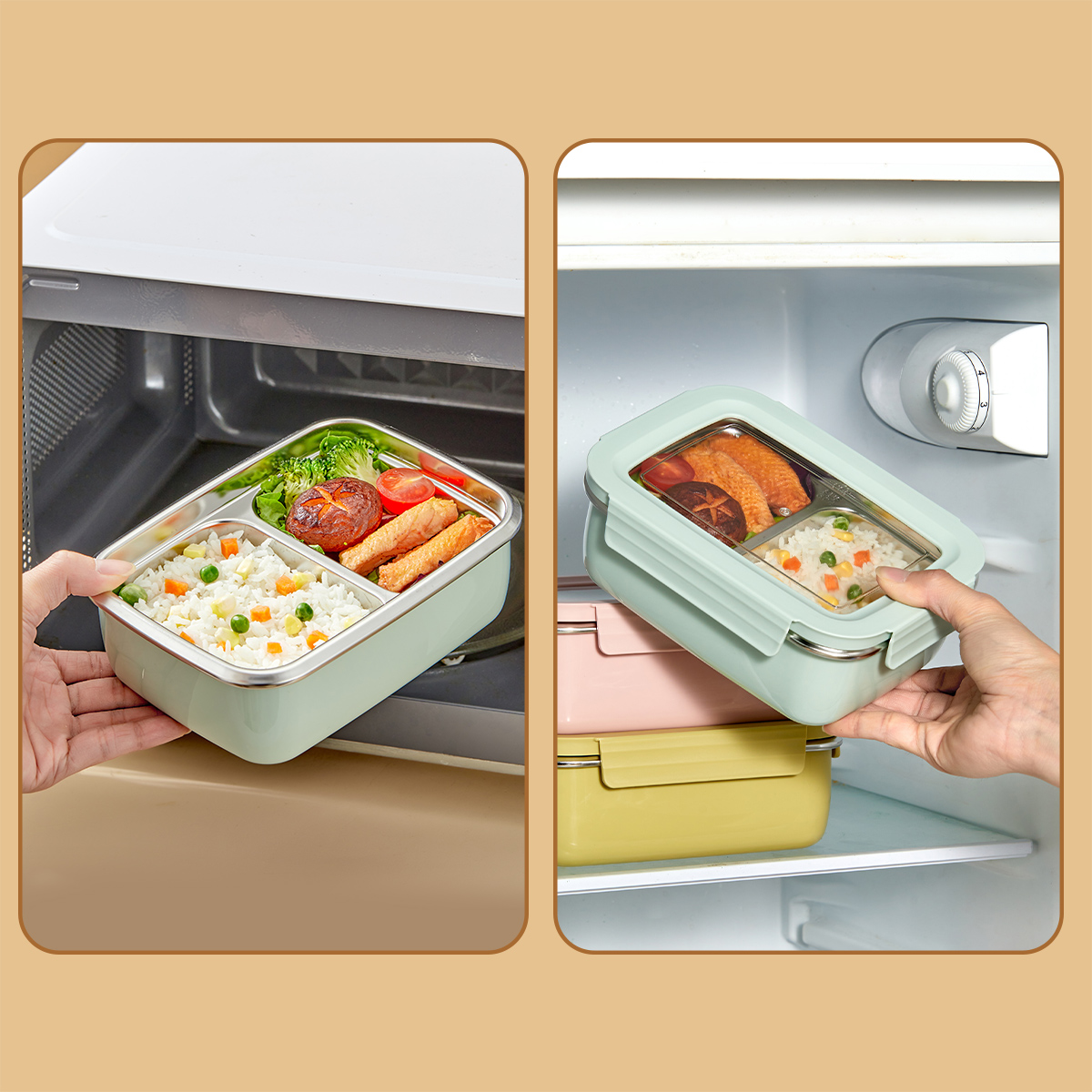 กล่องข้าวสแตนเลส 304 สำหรับไมโ - Meal Prep Bowl บทวิจารณ์และราคา